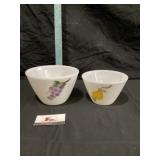 Fire King mixing bowls