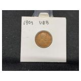 1909 VDB XF Lincoln Penny