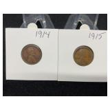 1914 & 1915 Lincoln Penny