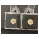1928 & 1929 Mercury Dimes