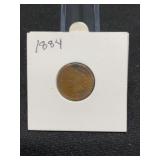1884 Indian Head Penny