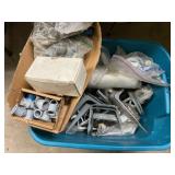 Tote of Misc Hardware