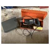 Black and decker hammer drill and tool case