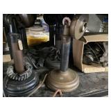 Vintage phones, phone parts
