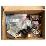 Antique phone parts/ battery tester