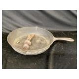 Cast iron skillet and RR ties