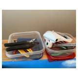 Magnifying glasses and tools