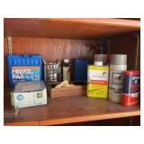 Cleaners, paint, misc