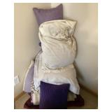 Pillows, bedding