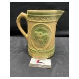 Yellow ware Cow Pitcher