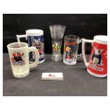 Bud light Spuds McKenzie glasses