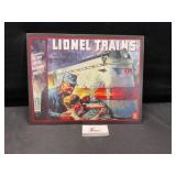 Lionel Trains metal sign