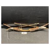 Native American bow and arrow