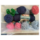 Small tote of yarn