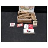 Wood Clothes pins/ matchbooks