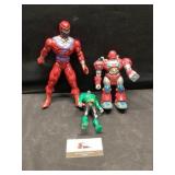 Sunco ninja toy, walking robot, green power ranger