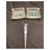 Advertiser Ash trays and letter opener