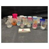 Collectable shot glasses
