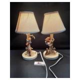Vintage hummel lamps