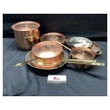 Copper pan set