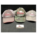 Coors light caps