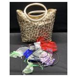 Purse and jewelry items