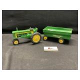 John Deere tractor and wagon