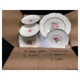 Adam antiques rose dish set