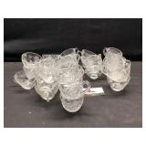 Clear glassware, cups