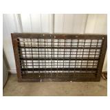 Metal floor grate