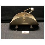 Brass firewood holder