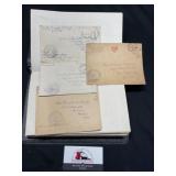 Vintage Soldiers Mail Envelopes