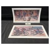 1980 Harley Davidson prints from original store