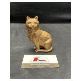 Cast iron cat bank