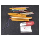 Feed company advertisers pencils