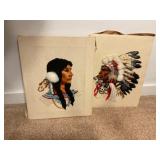 Native American Canvas Art