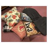 Chair massager, pillows and blankets