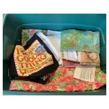 Sewing project scraps