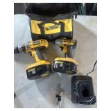 DeWalt drill, impact driver, misc