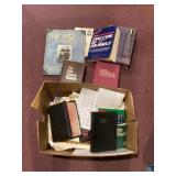 Sheet music, hymnals and  bibles