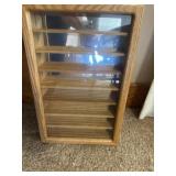 Wooden display cabinet
