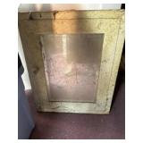 Antique mirror medicine cabinet