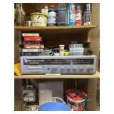 Radio, misc parts and tools
