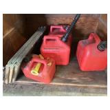 Gas cans and misc
