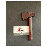 Vintage Red Glass Hatchet