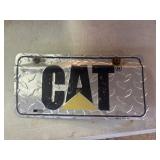 CAT license plate