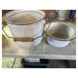 Enamelware pots