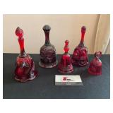 Red Glass Bells