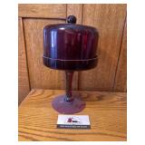 Pedestal dessert stand with lid