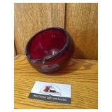 MCM Viking glass orb ashtray